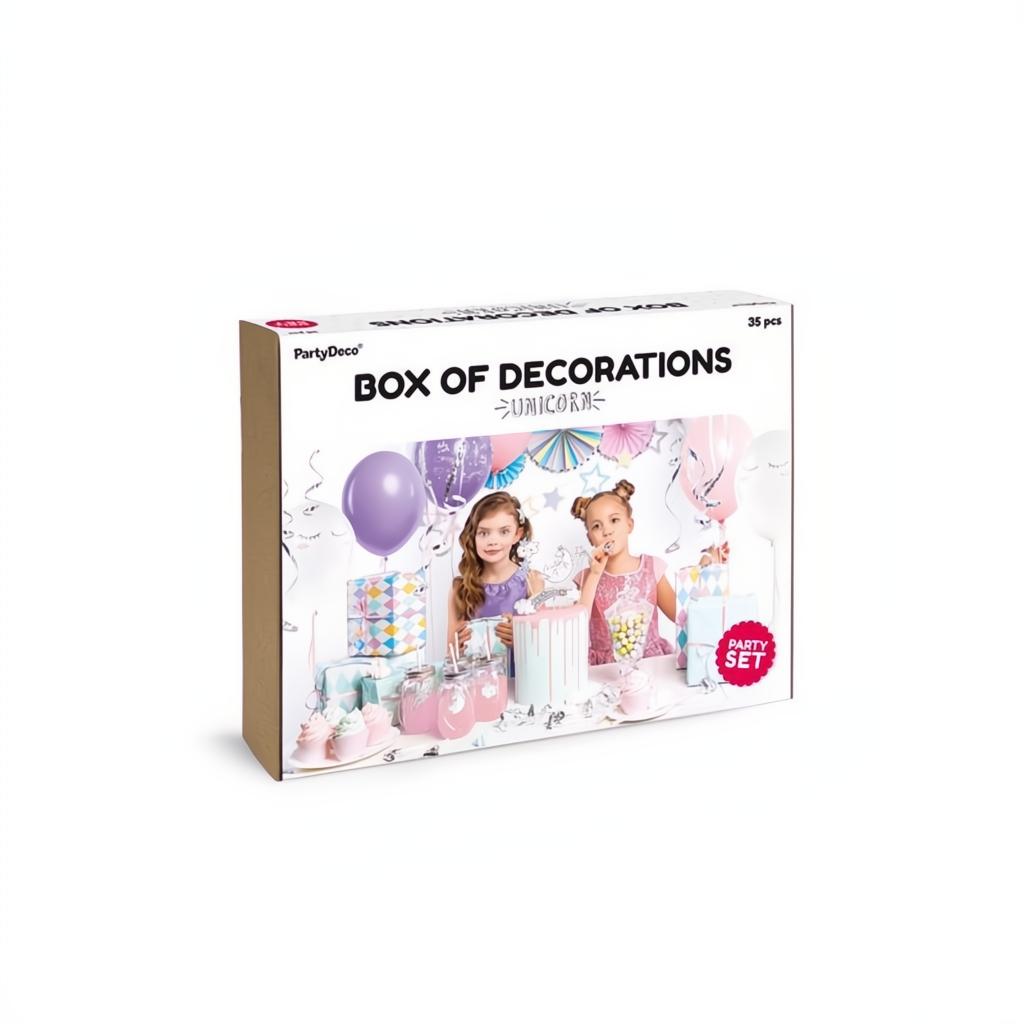 Set mit Partydekorationen - Einhorn PartyDeco 3