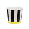 Snack-Eimer Streifen, 14 cm PartyDeco 1