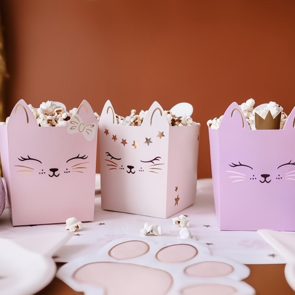 Snackboxen mit Katzenmotiv PartyDeco 3