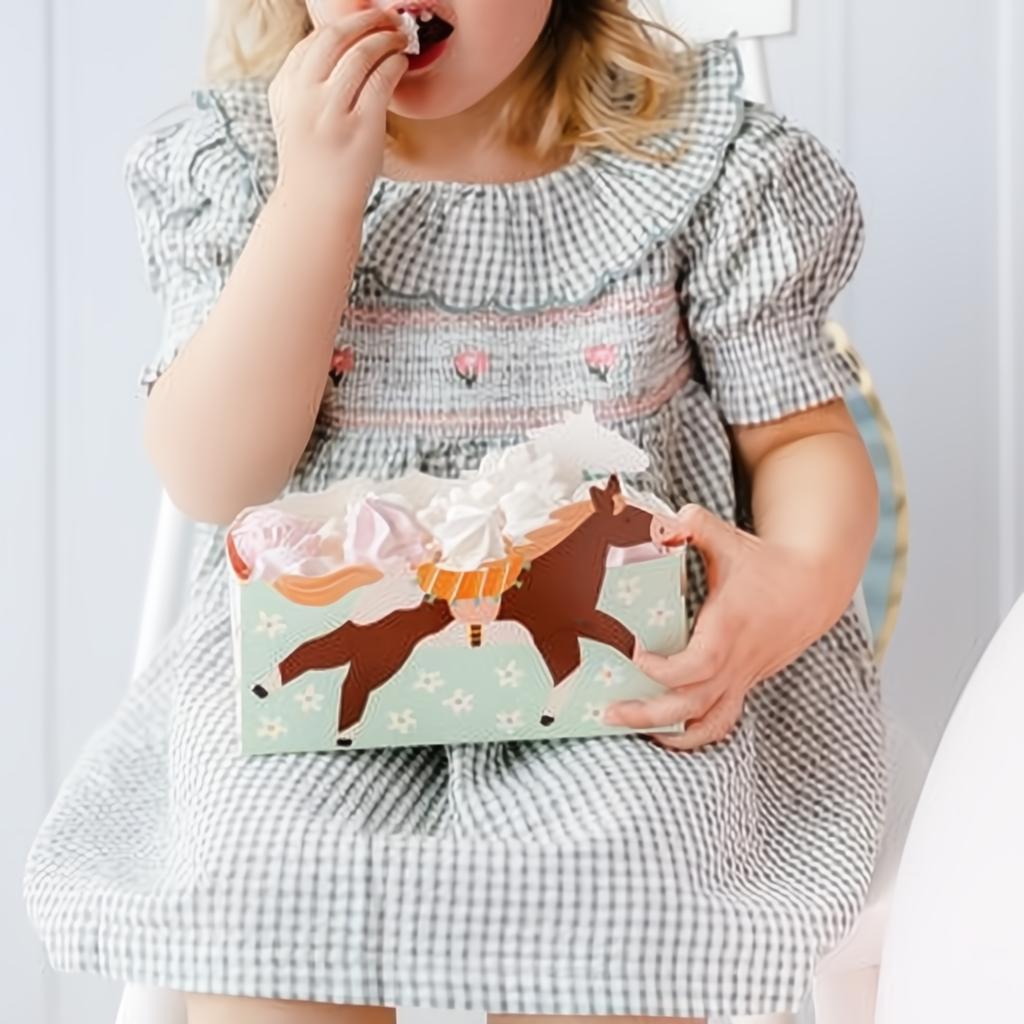 Snackboxen Pferde, Farben mischen. PartyDeco 3
