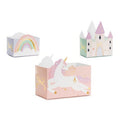 Snackboxen Schloss und Einhörner PartyDeco 1