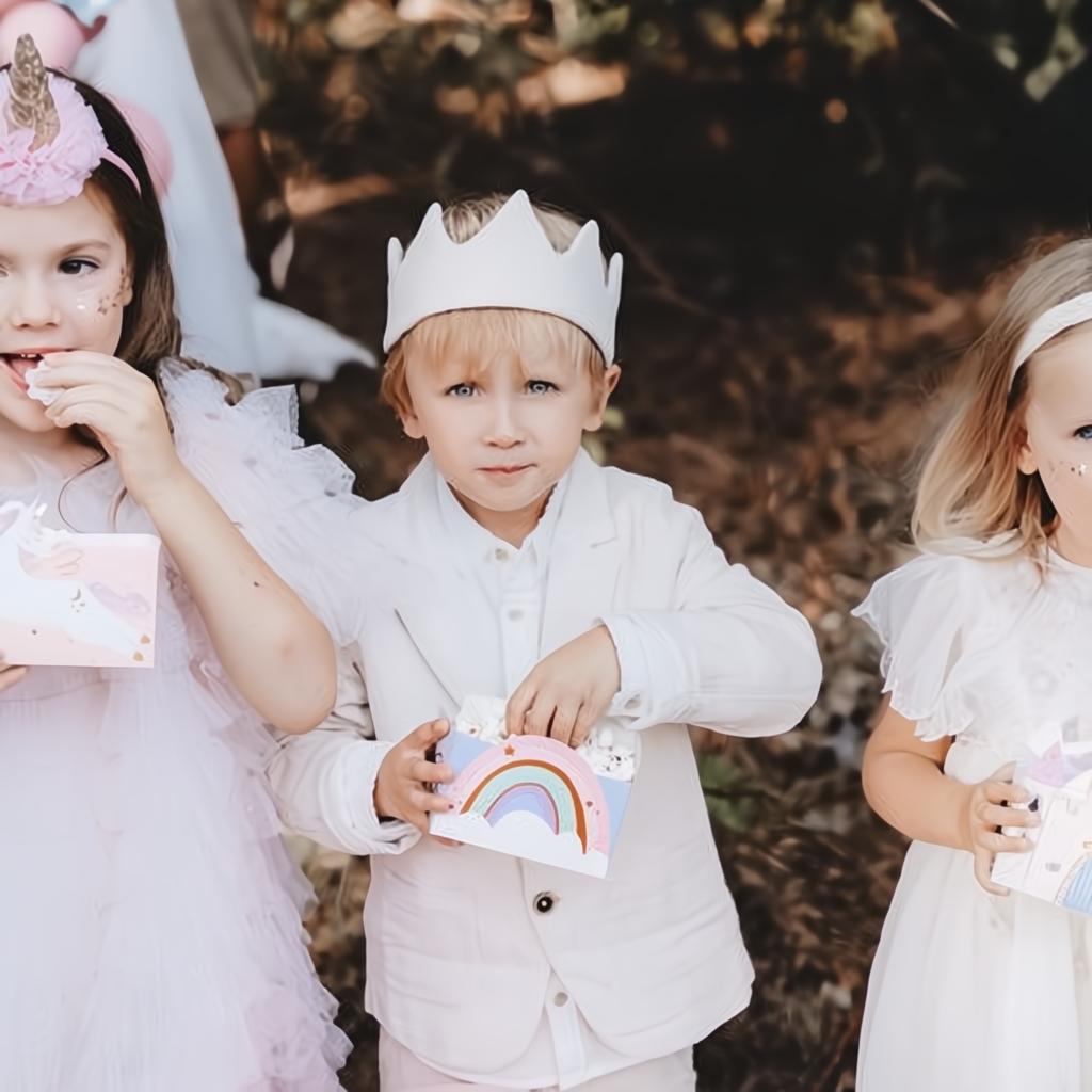 Snackboxen Schloss und Einhörner PartyDeco 3