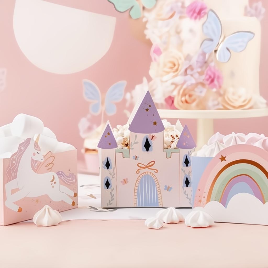 Snackboxen Schloss und Einhörner PartyDeco 4