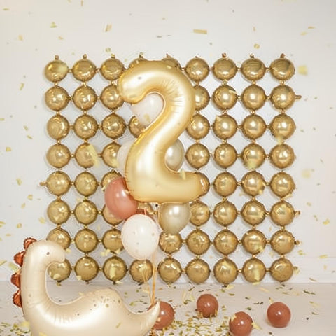 Stehender Folienballon Brontosaurus, 91x85cm PartyDeco 2