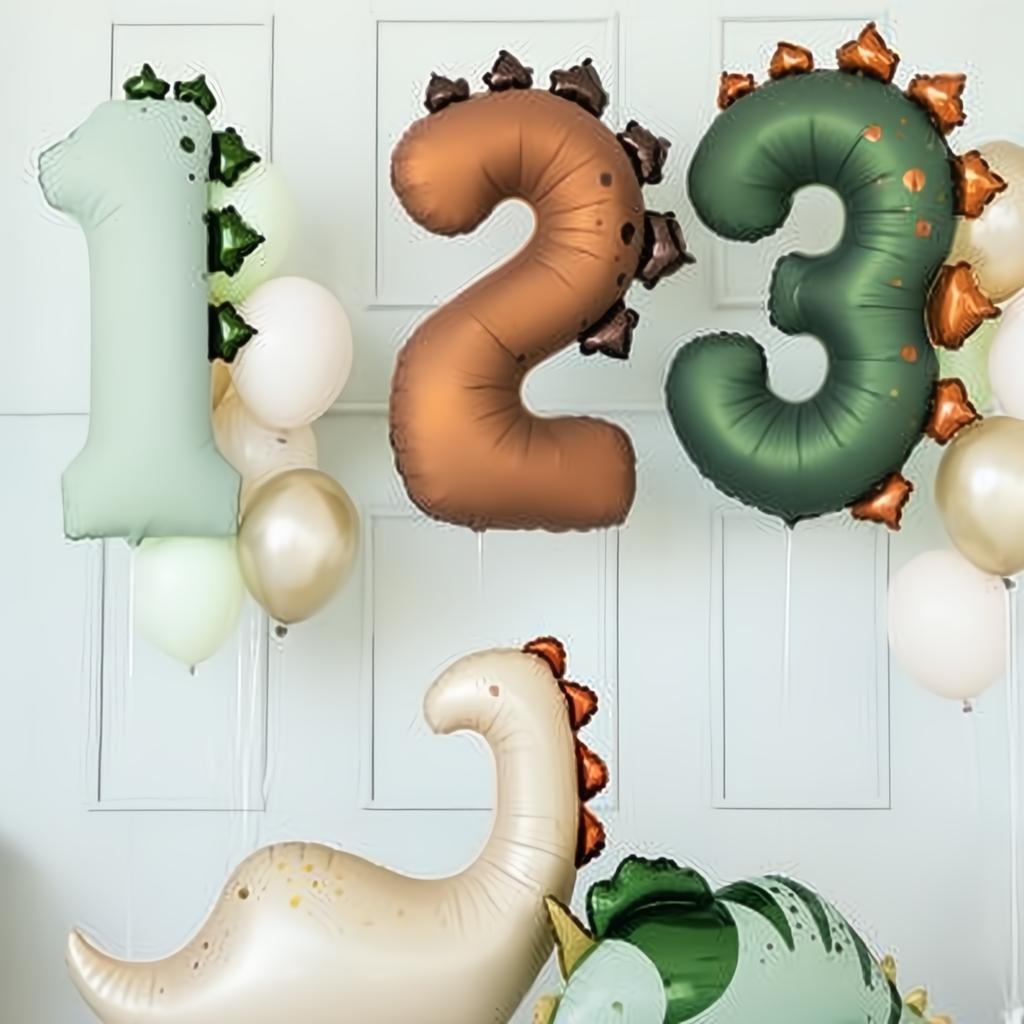 Stehender Folienballon Brontosaurus, 91x85cm PartyDeco 3