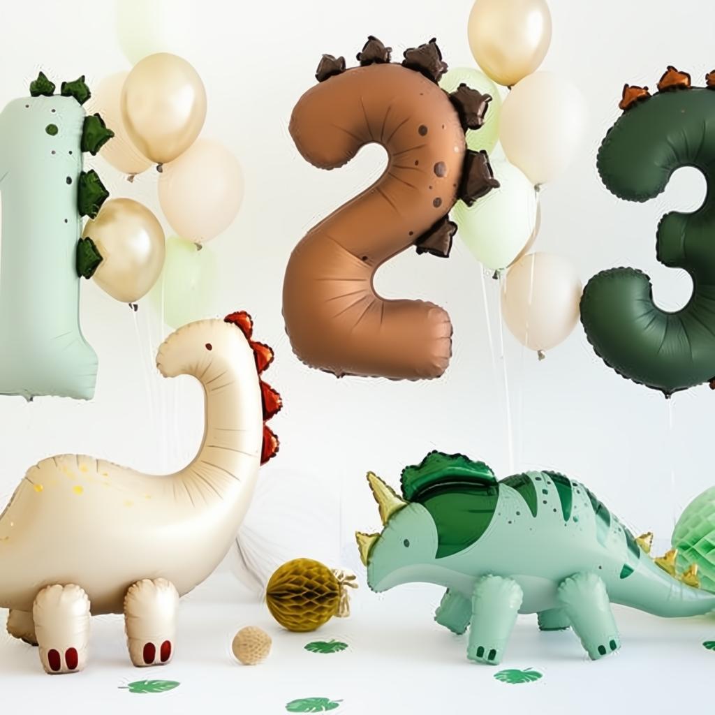 Stehender Folienballon Brontosaurus, 91x85cm PartyDeco 4