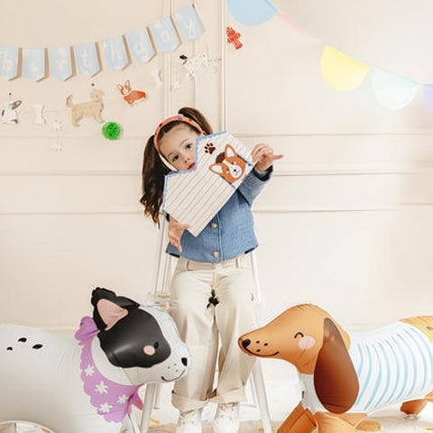 Stehender Folienballon Bulldogge, 75x57 cm PartyDeco 3