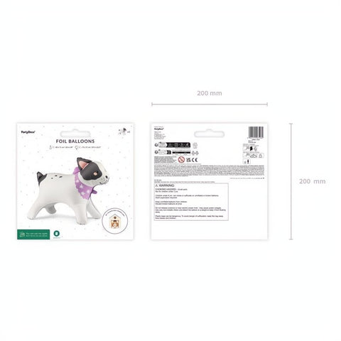 Stehender Folienballon Bulldogge, 75x57 cm PartyDeco 6