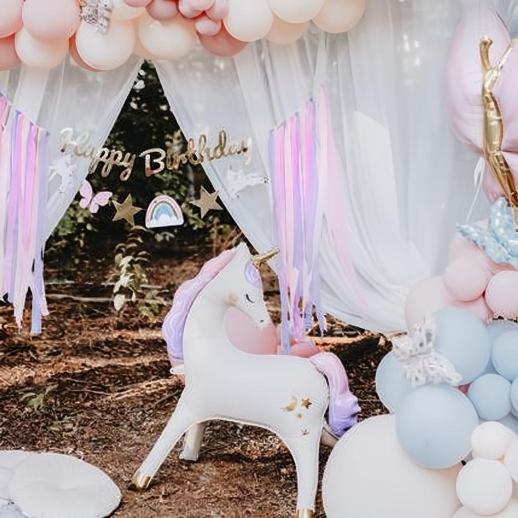 Stehender Folienballon Einhorn, 95x86 cm PartyDeco 3