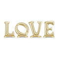 Stehender Folienballon 'LOVE', 350x114 cm, gold PartyDeco 1