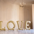 Stehender Folienballon 'LOVE', 350x114 cm, gold PartyDeco 2