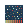 Stern-Servietten, 33x33 cm, dunkelblau PartyDeco 1