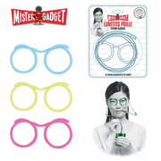Brille Strohhalm assortiert
