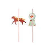 Strohhalme Pferde, 19.5 cm PartyDeco 1