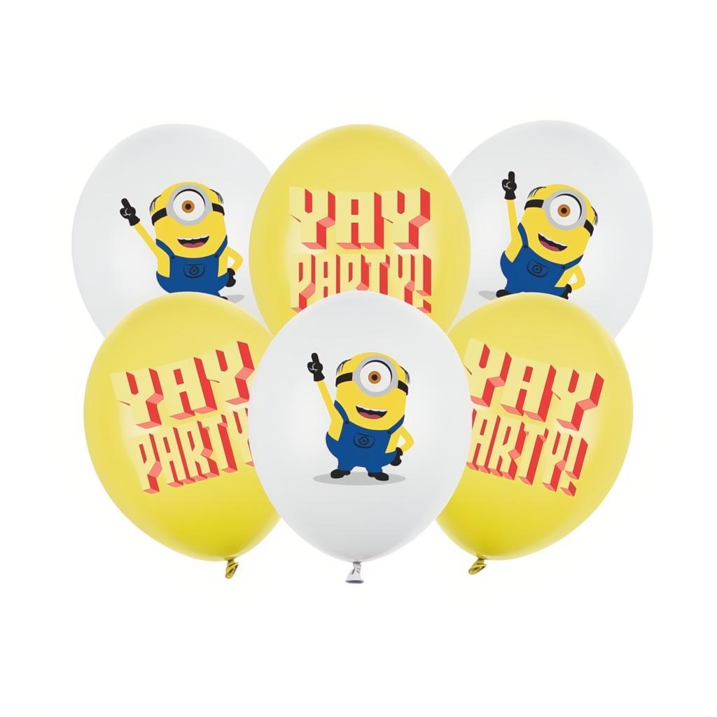 Strong Luftballons 30 cm Minions mit Aufdruck PartyDeco 1