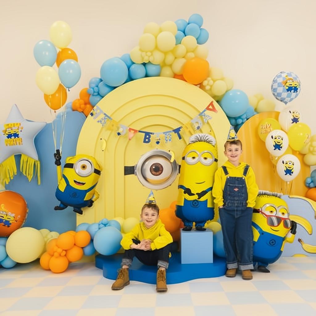 Strong Luftballons 30 cm Minions mit Aufdruck PartyDeco 4