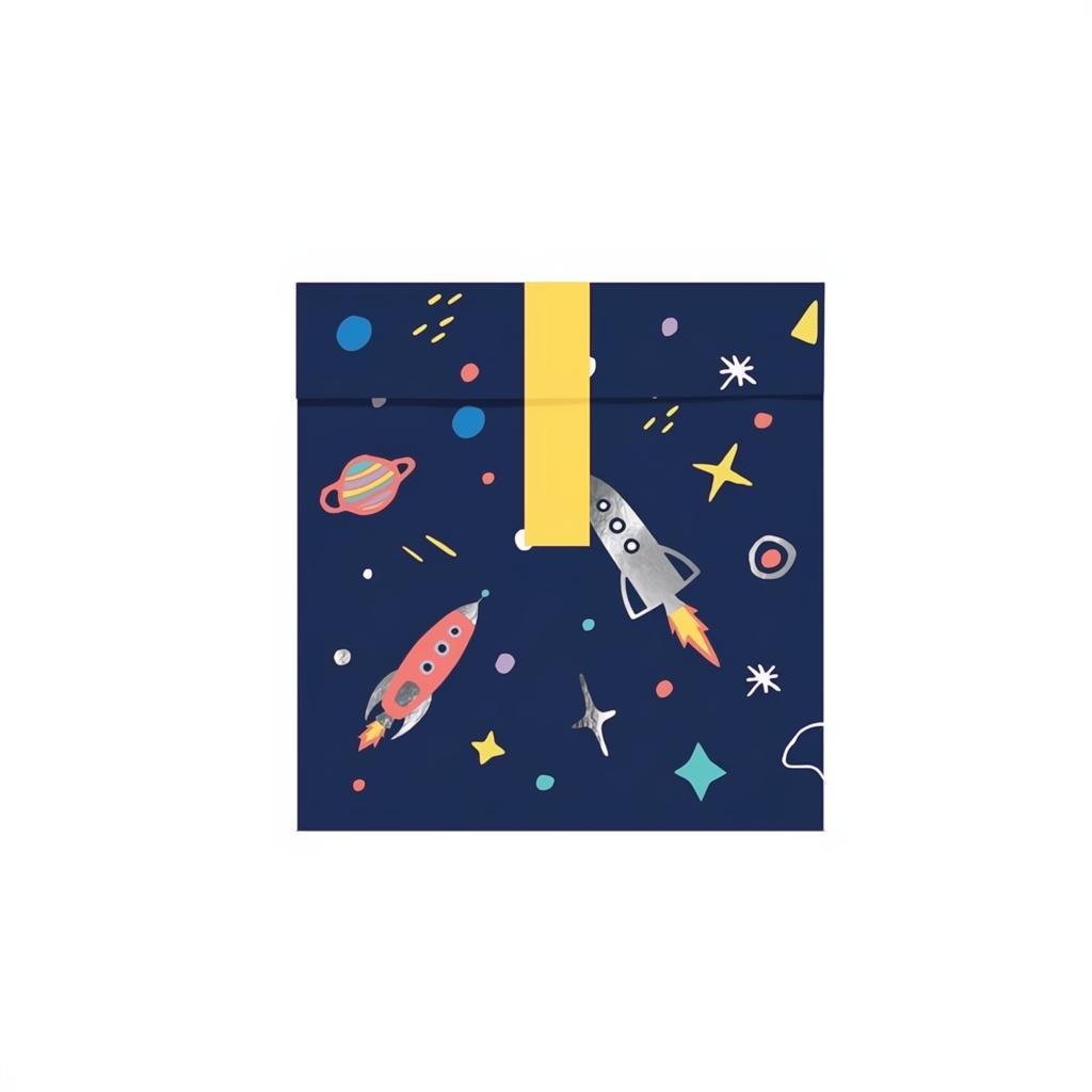 Süssigkeiten-Tüten Kosmos, 13x14cm PartyDeco 2