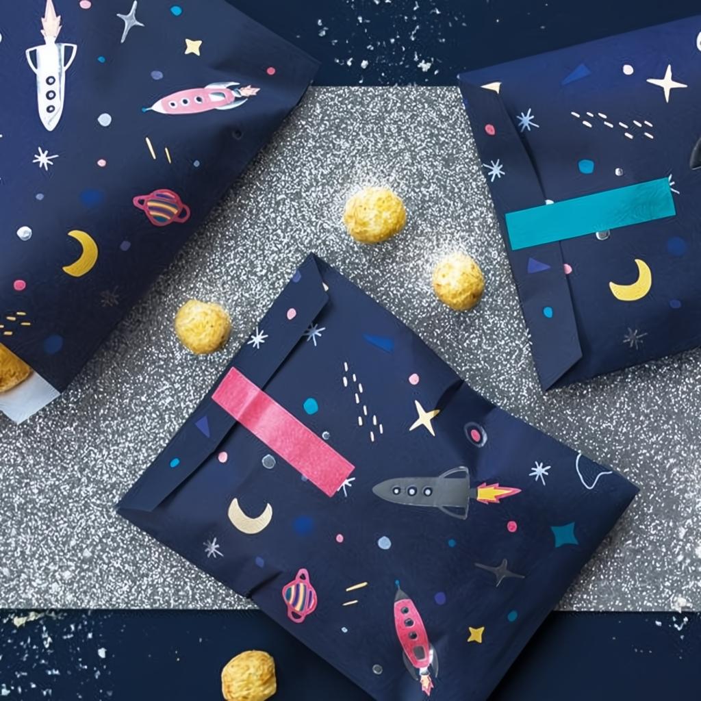 Süssigkeiten-Tüten Kosmos, 13x14cm PartyDeco 3