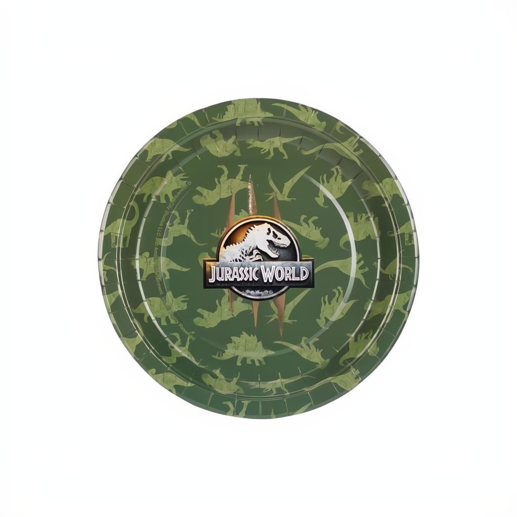 Teller Jurassic World, 23 cm PartyDeco 1