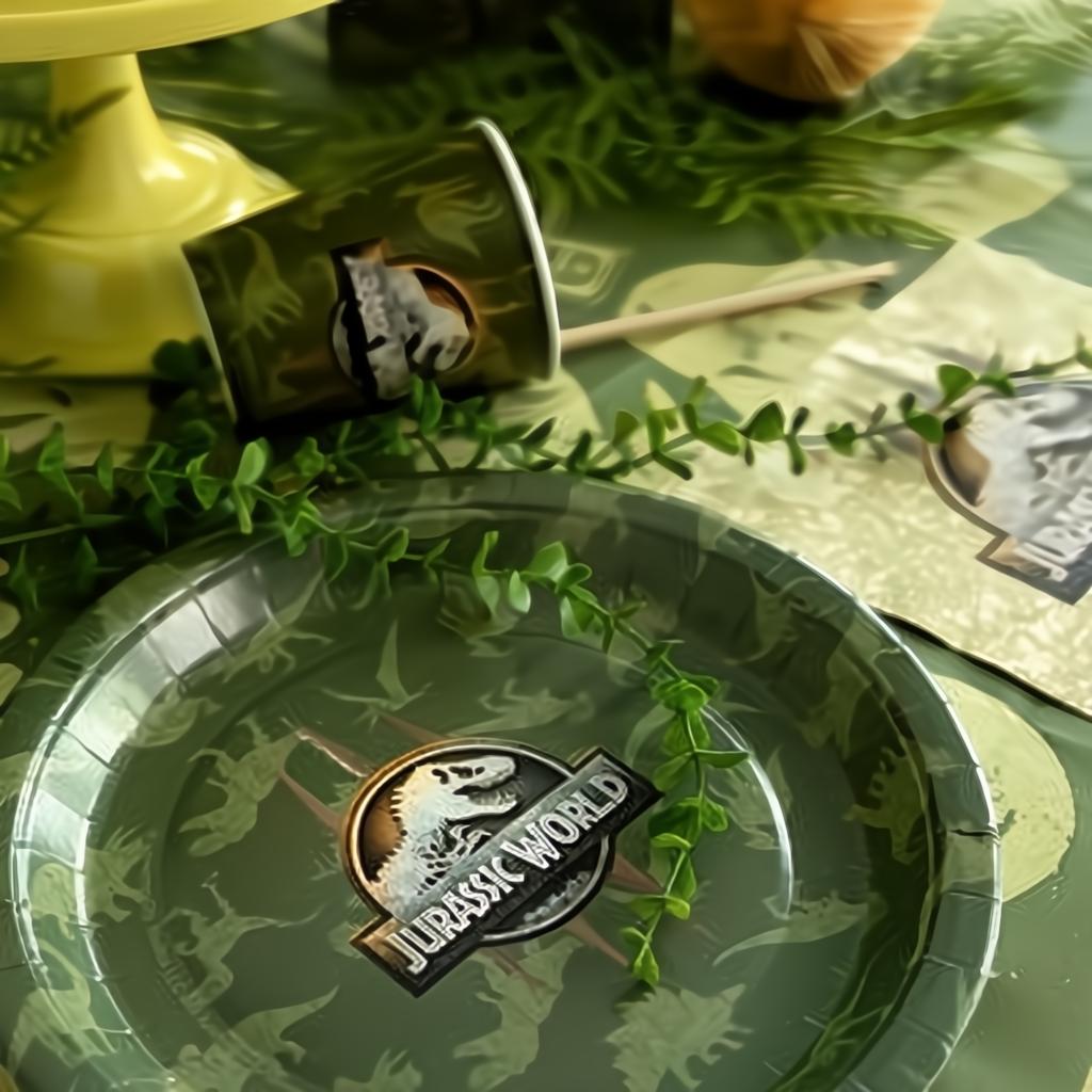 Teller Jurassic World, 23 cm PartyDeco 3