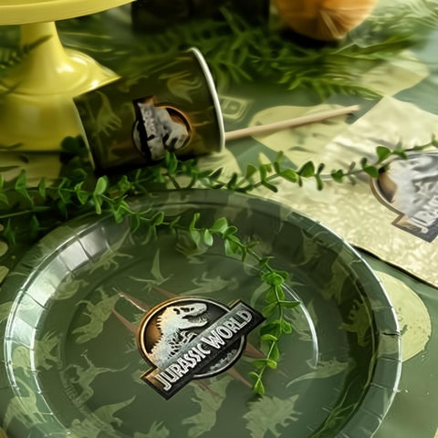 Teller Jurassic World, 23 cm PartyDeco 3