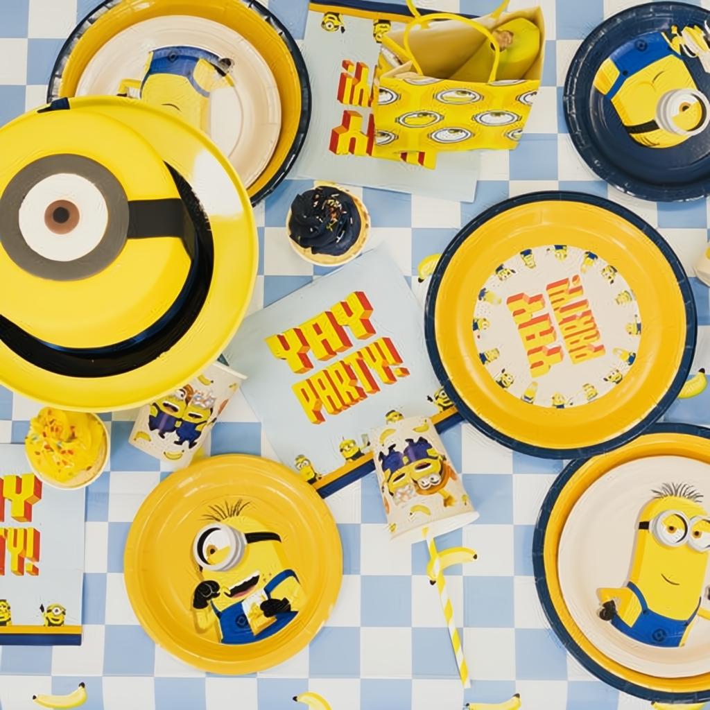 Teller Minions, 18 cm PartyDeco 3