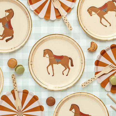 Teller Pferd, 23 cm PartyDeco 2