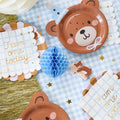 Teller Teddybär Kopf, 21x23 cm PartyDeco 2