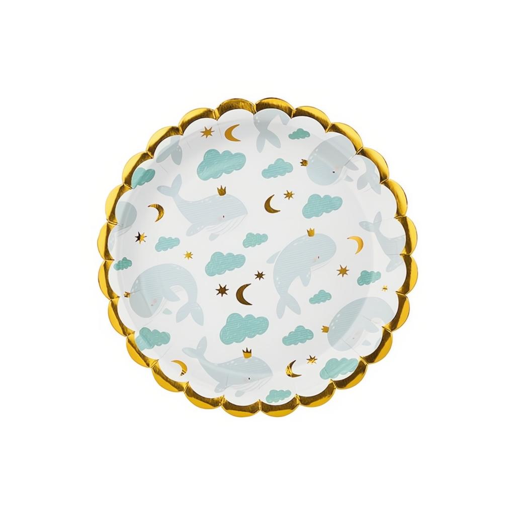 Teller Wale, 18 cm PartyDeco 1