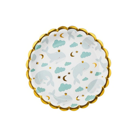 Teller Wale, 18 cm PartyDeco 1