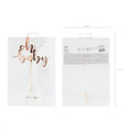 Tortentopper Oh baby, 25 cm, roségold PartyDeco 4