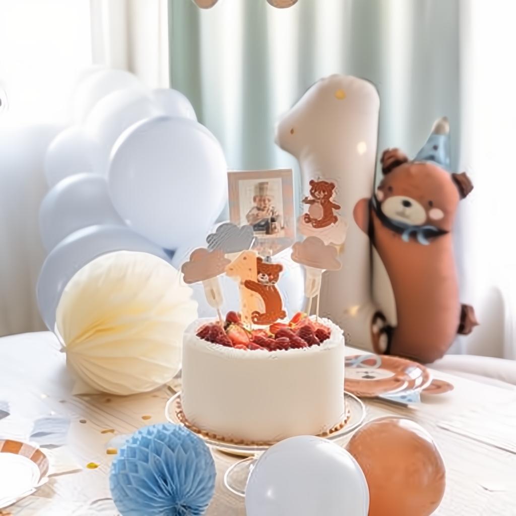 Tortentopper Teddybär, 12-14 cm PartyDeco 2