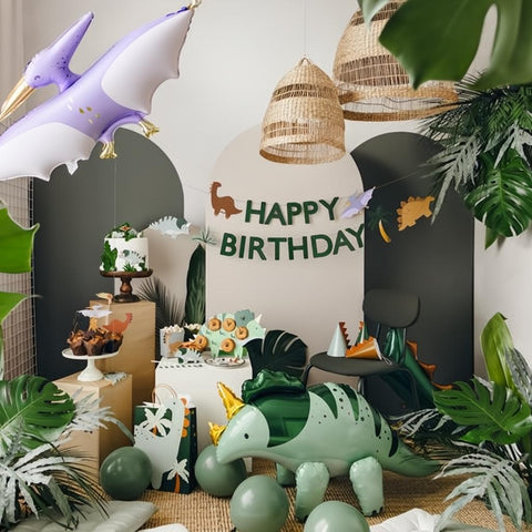 Triceratops-Snackwand, 38x23 cm, Farbenmix PartyDeco 2