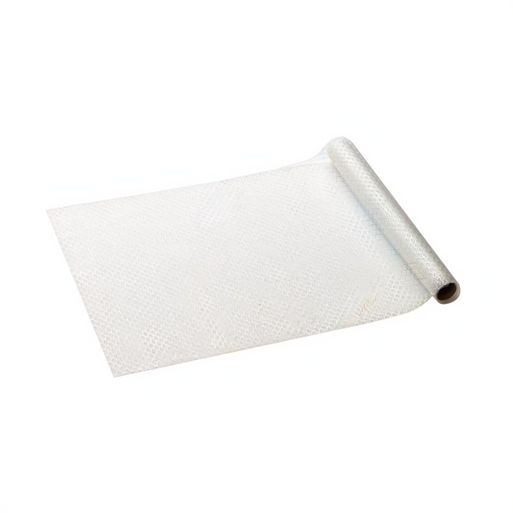 Tüllläufer Schuppen, Weiss, 0,32 x 3 m PartyDeco 1