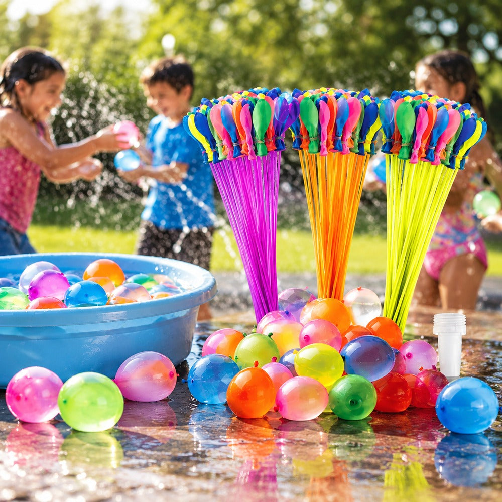 Bunte Wasserballons für Wasserschlachten und Sommerspass im Freien