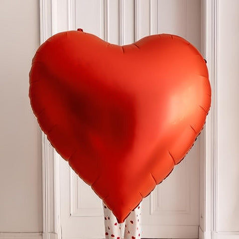 XXL-Folienballon Herz, 136x129 cm, rot PartyDeco 2