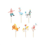Zirkus Muffin Dekoration, 9-11,5 cm PartyDeco 1