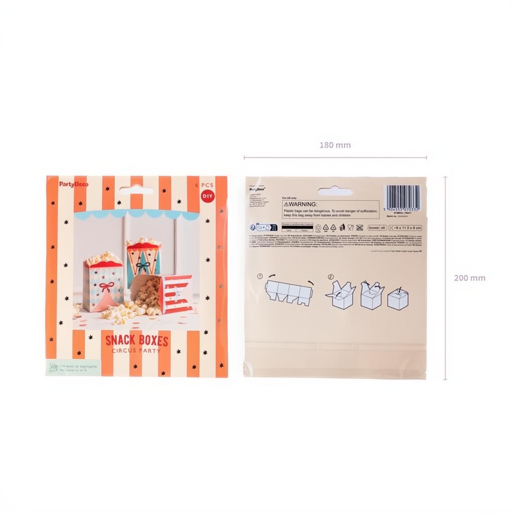 Zirkus-Snackboxen PartyDeco 6